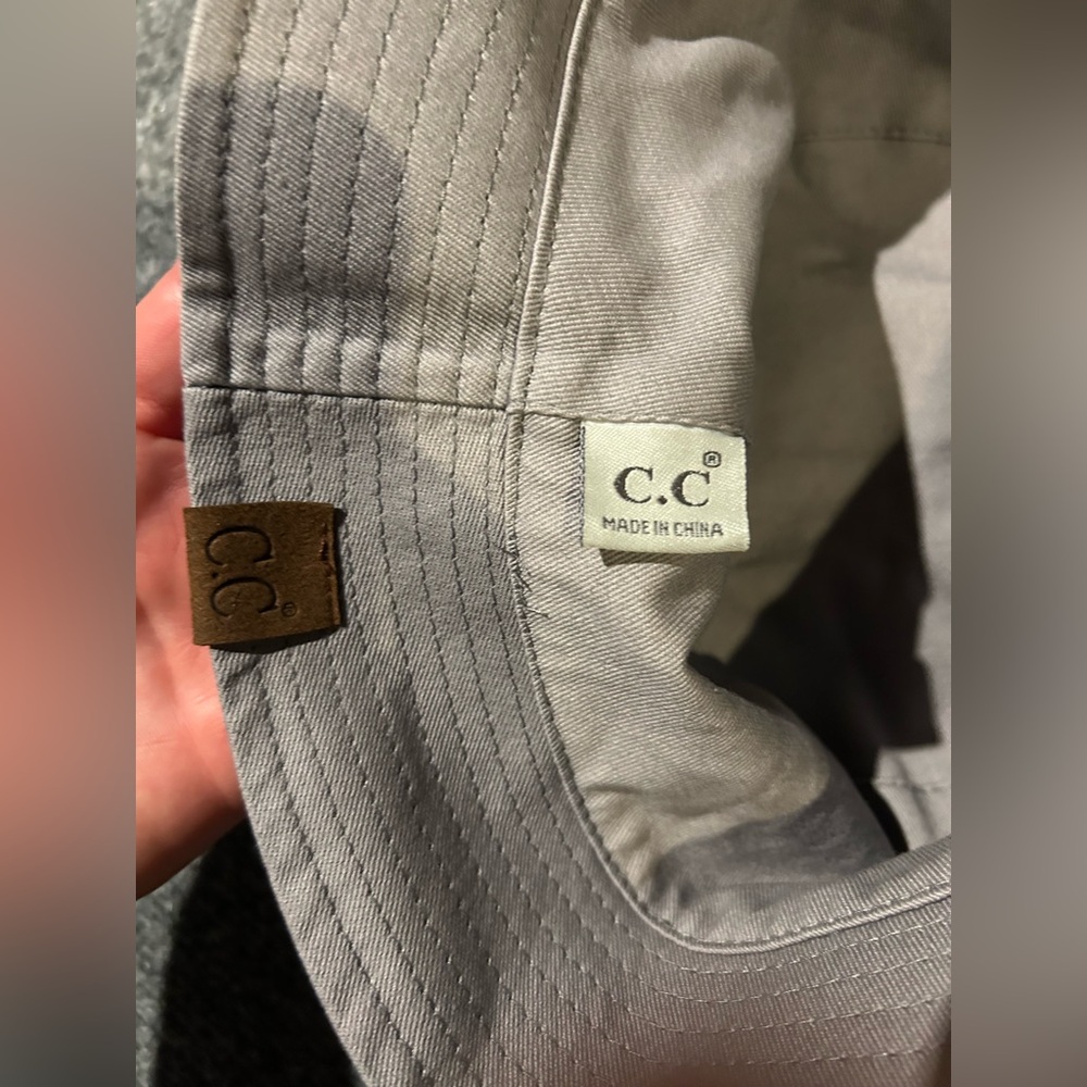 C.C Black and Gray Tie-Dye Bucket Hat - Picture 4 of 7